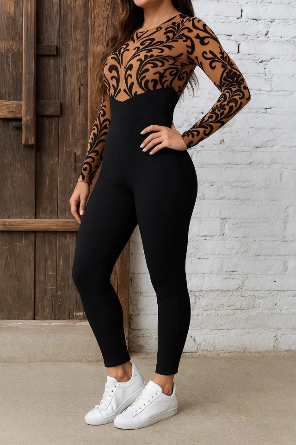 Melenza Kadın Siyah Krep Kumaş Pantolon