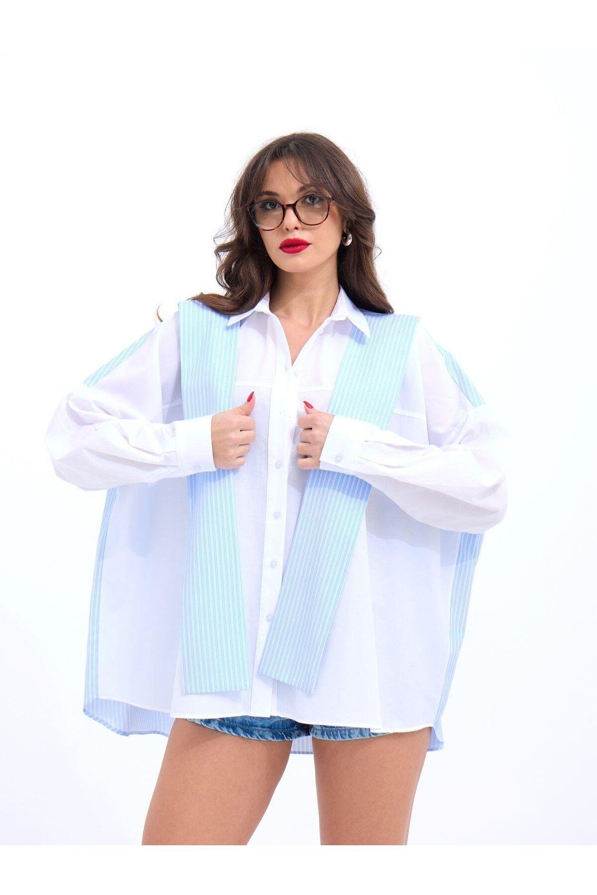 6749 GÖMLEK-SAN DİEGO ÇİZGİLİ