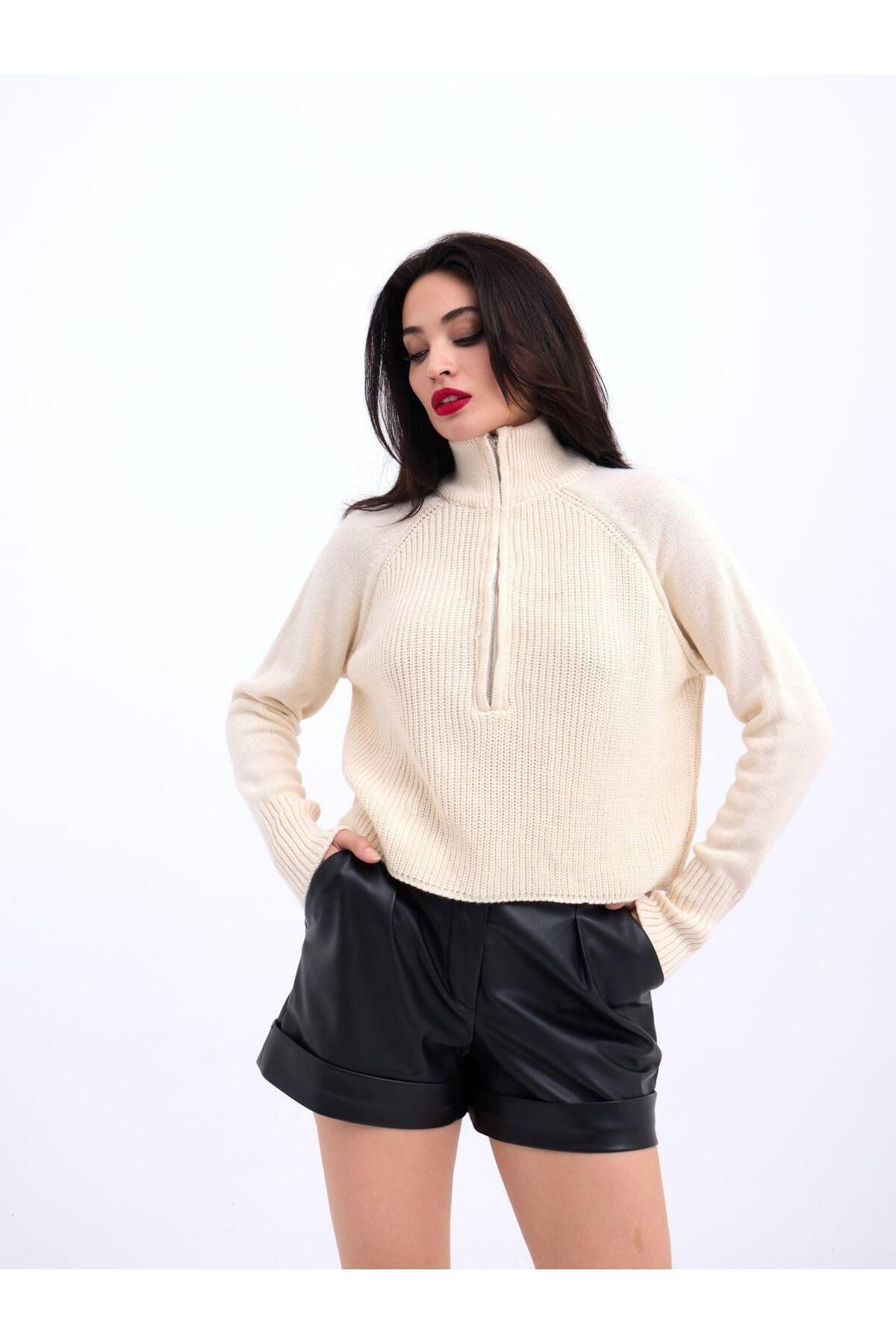 3309 FERMUARLI KAZAK-KREM