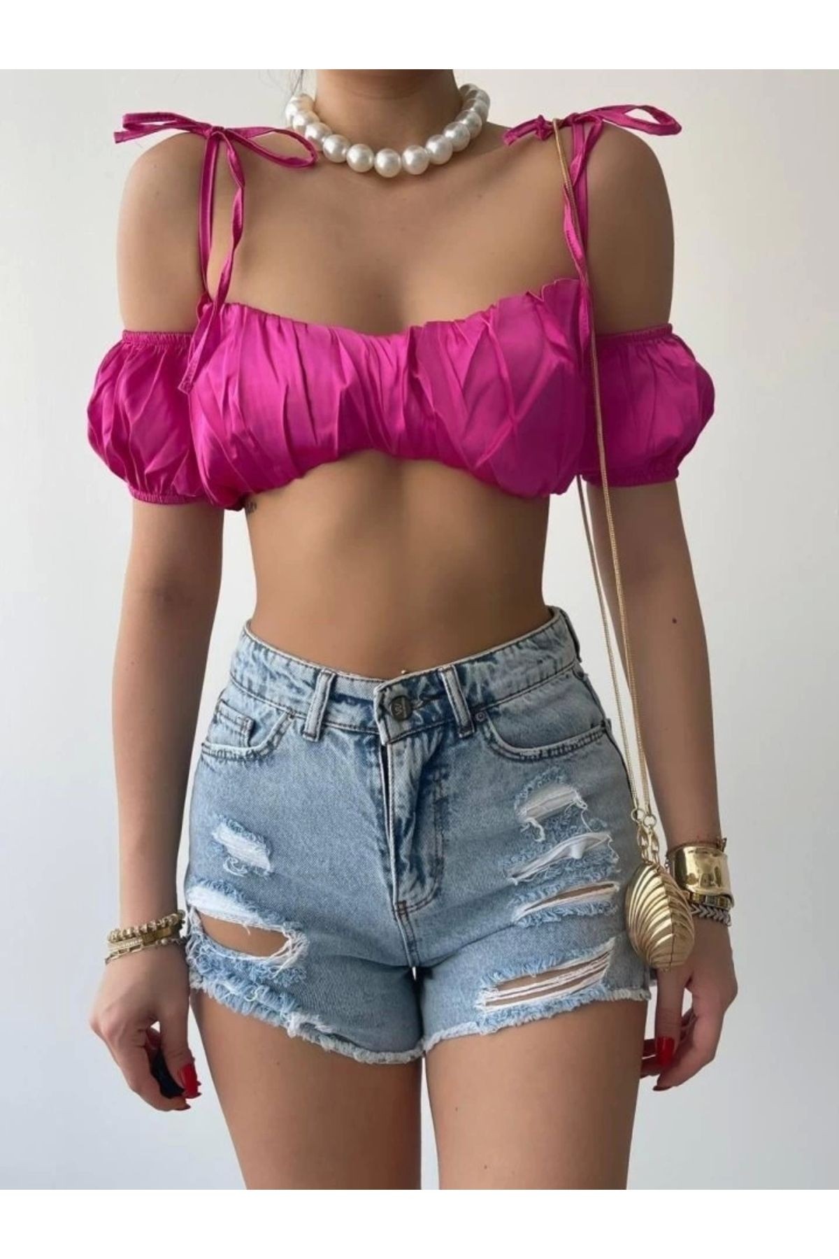 Kelsey Saten Büstiyer