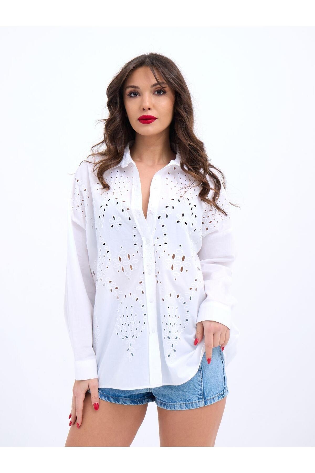 7034 GÖMLEK-BEYAZ