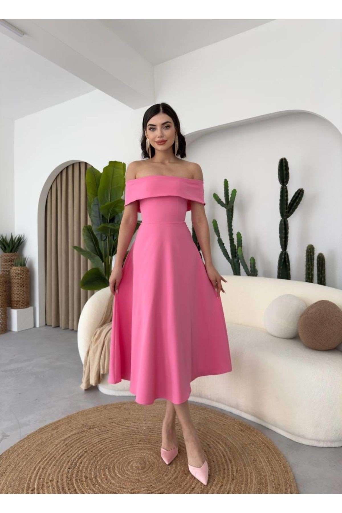 TİANA Mariana Midi Elbise