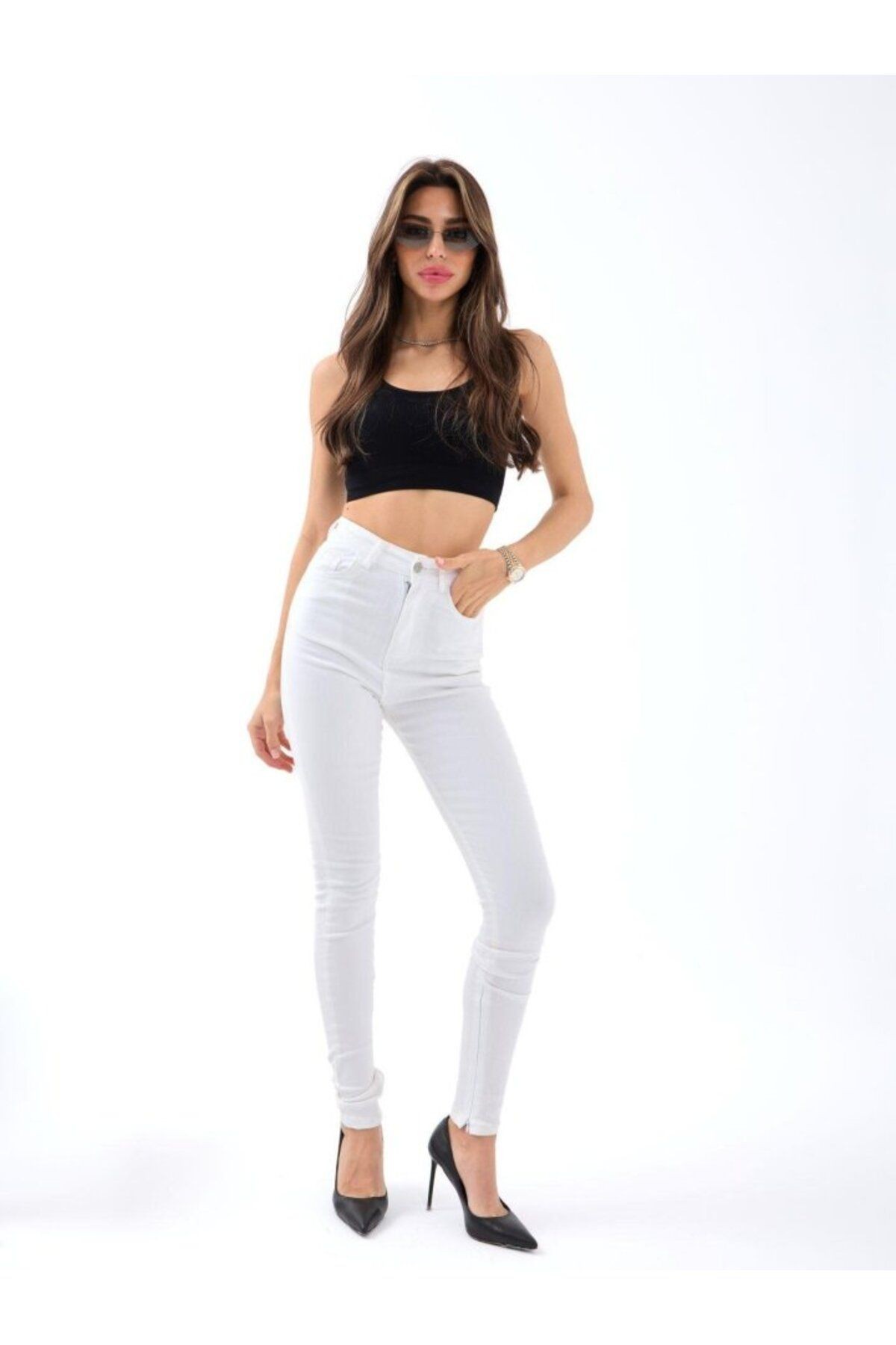 6489 PANTOLON-BEYAZ