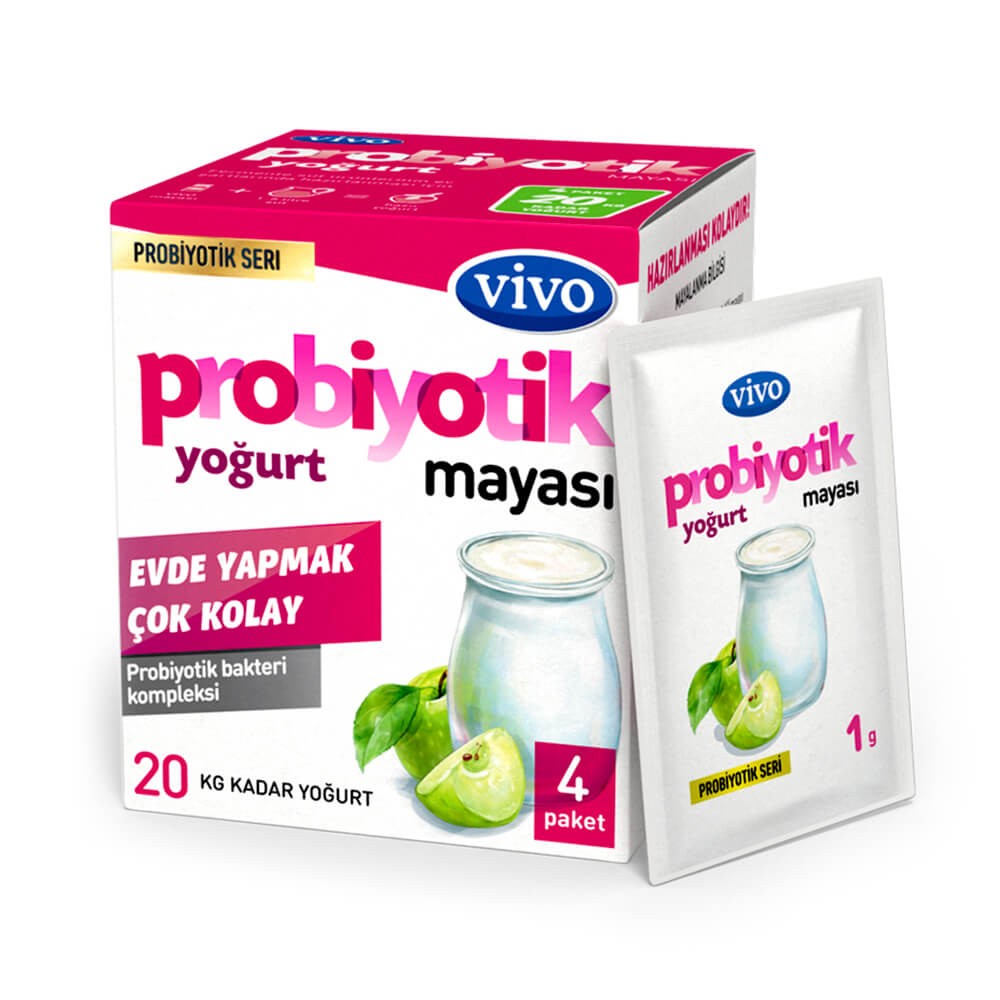Vivo Probiyotik Yoğurt Mayası 4x1 GR
