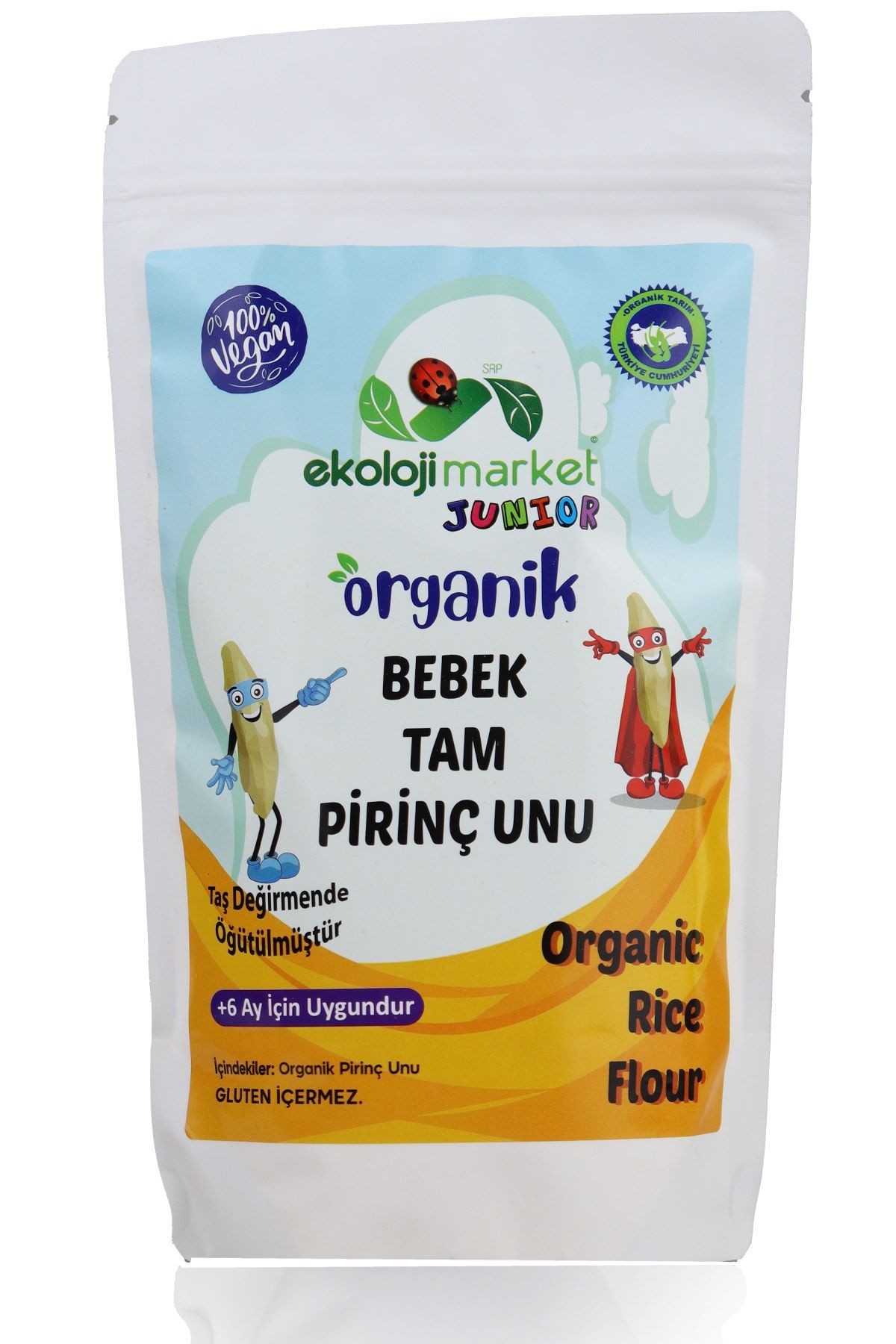 Bebek Tam Pirinç Unu Glutensiz 250 Gr