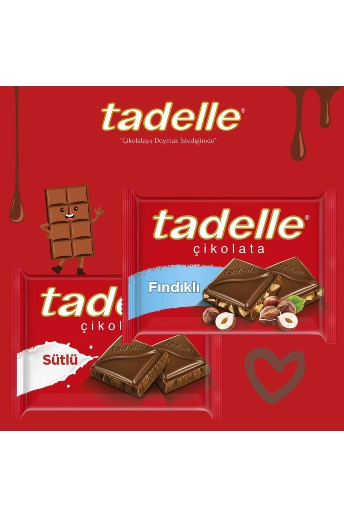 Fındıklı+Sütlü Tablet Çikolata 60g