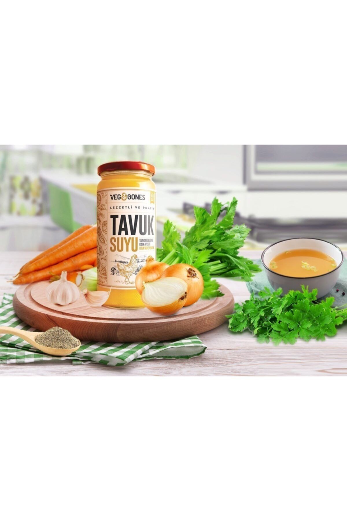 Tavuk Suyu 480 ml Cam Kavanoz