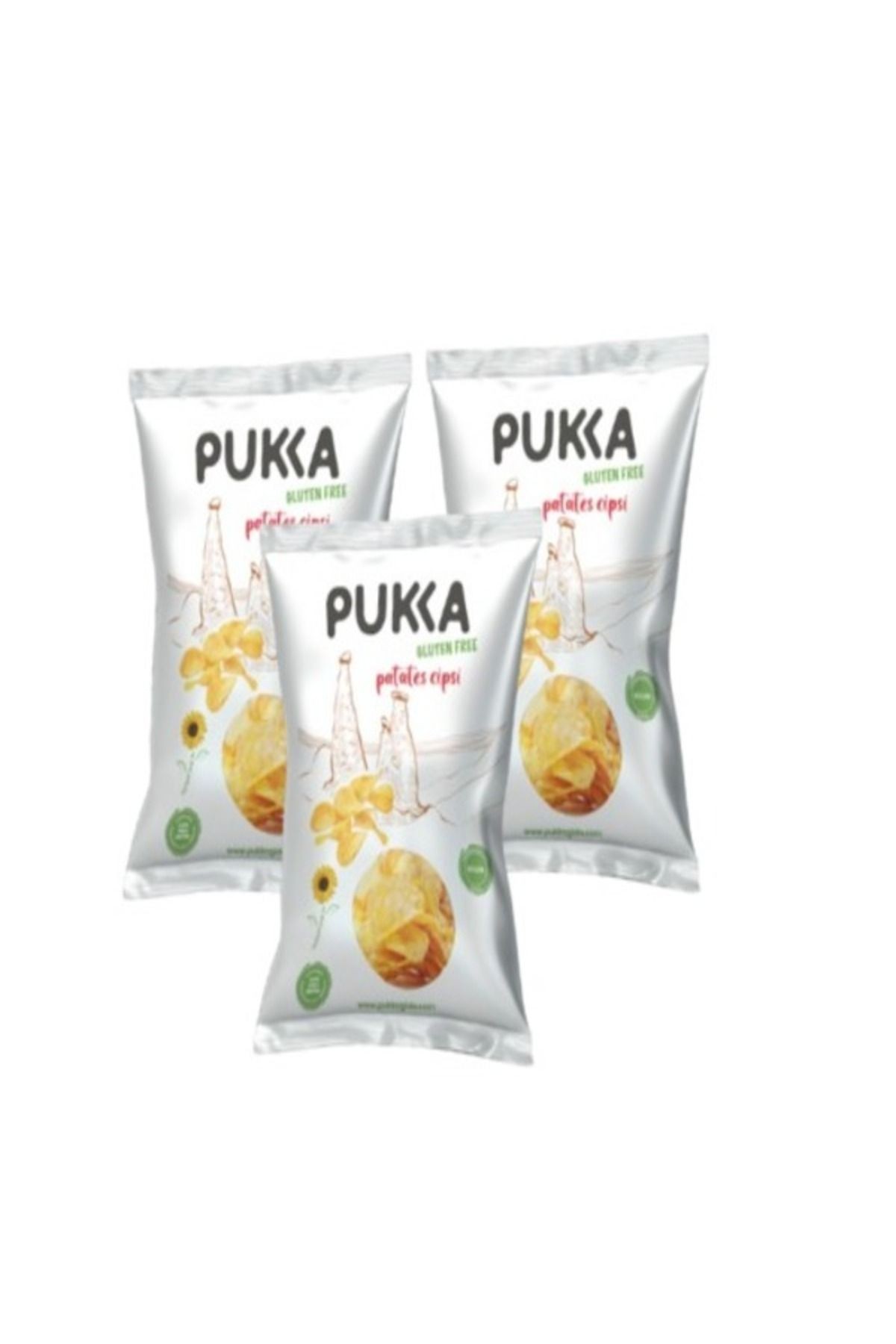 Glutensiz Vegan Gurme Patates Cips 3adet (3X70GR)