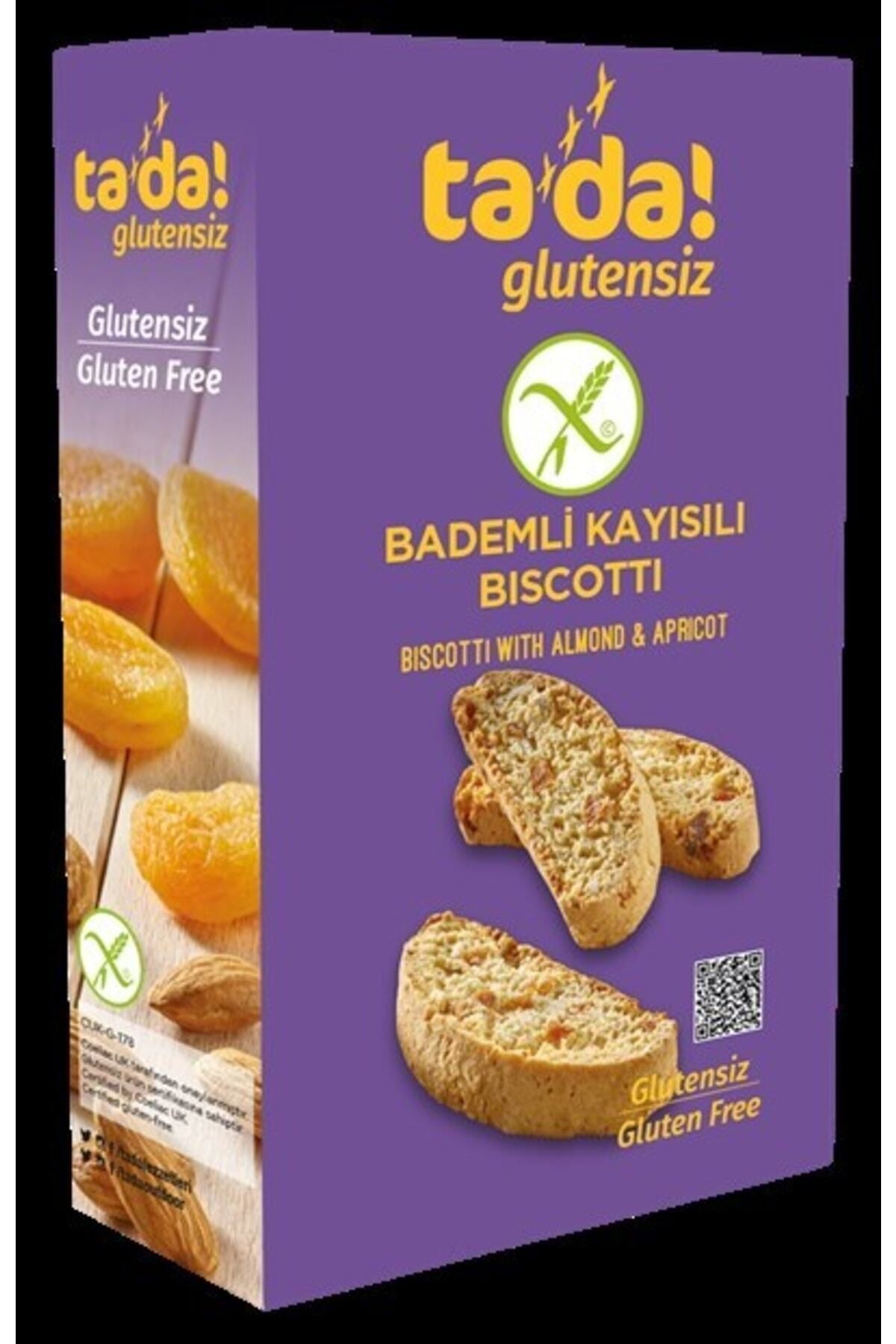 Glutensiz Bademli Kayısılı Biscotti 110 G