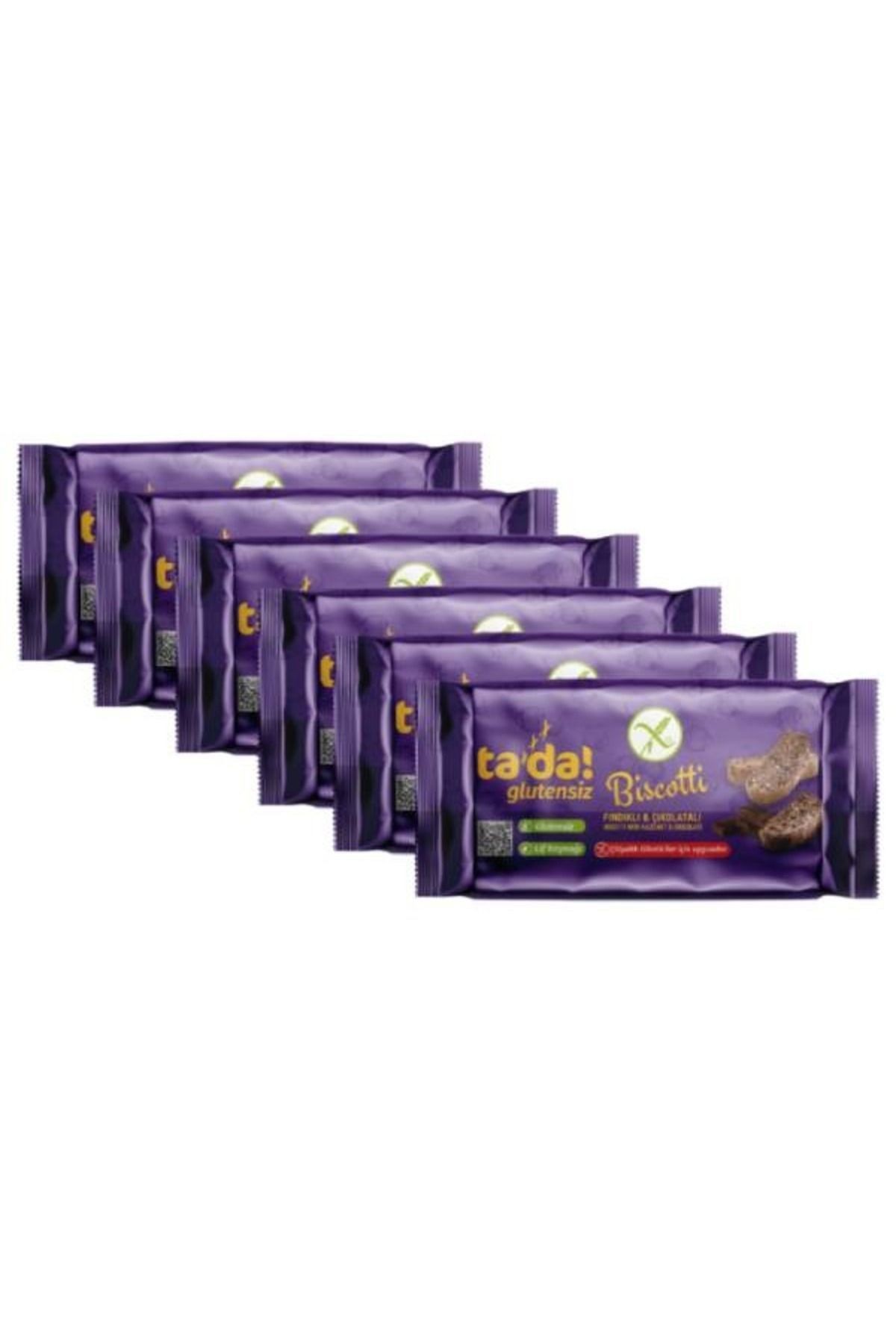 Glutensiz Gluten Free Fındıklı Ve Çikolatalı Biscotti (6 Adet)