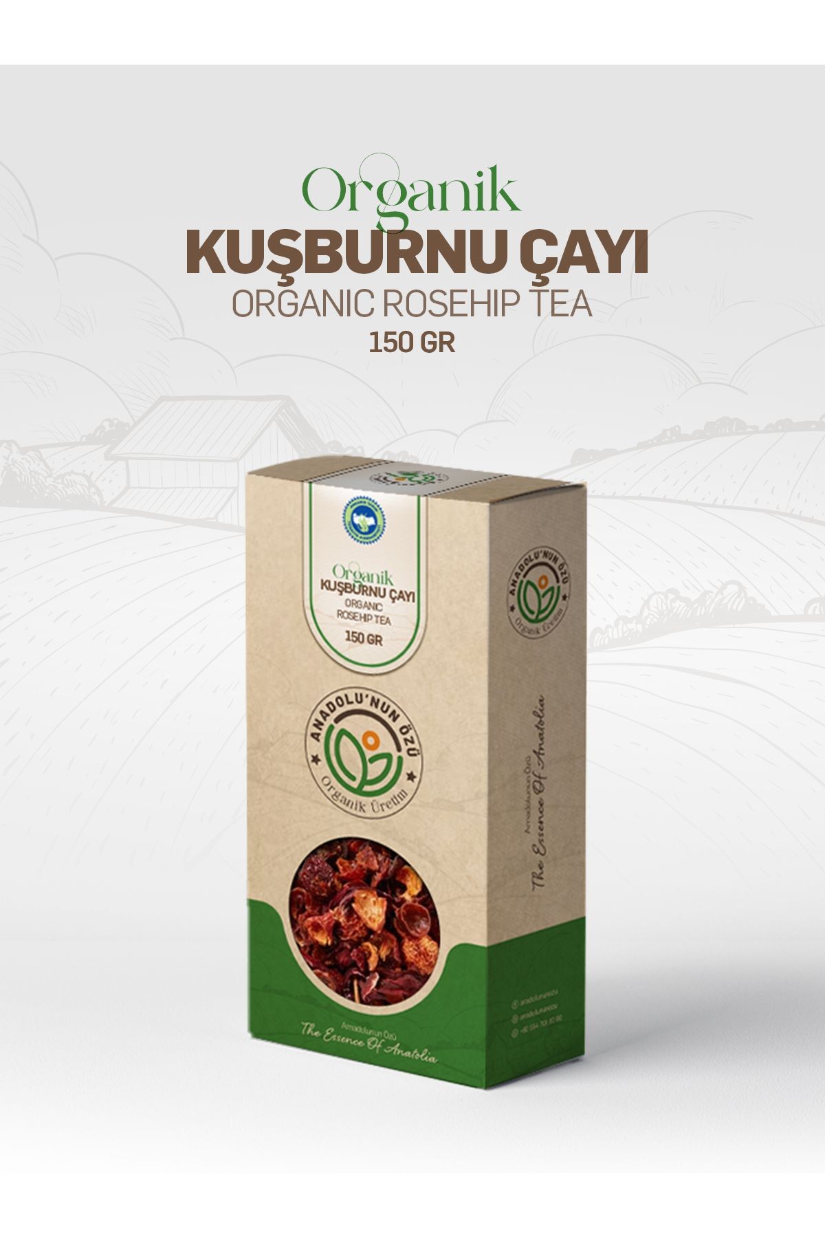 Organik Kuşburnu Çayı 150gr