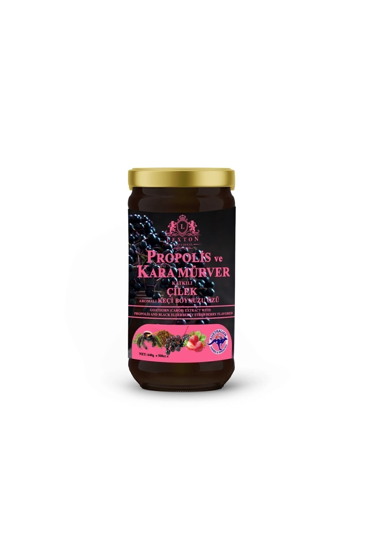 Propolis & Karamürver Katkılı Çilek Aromalı Harnup Özü 640gr