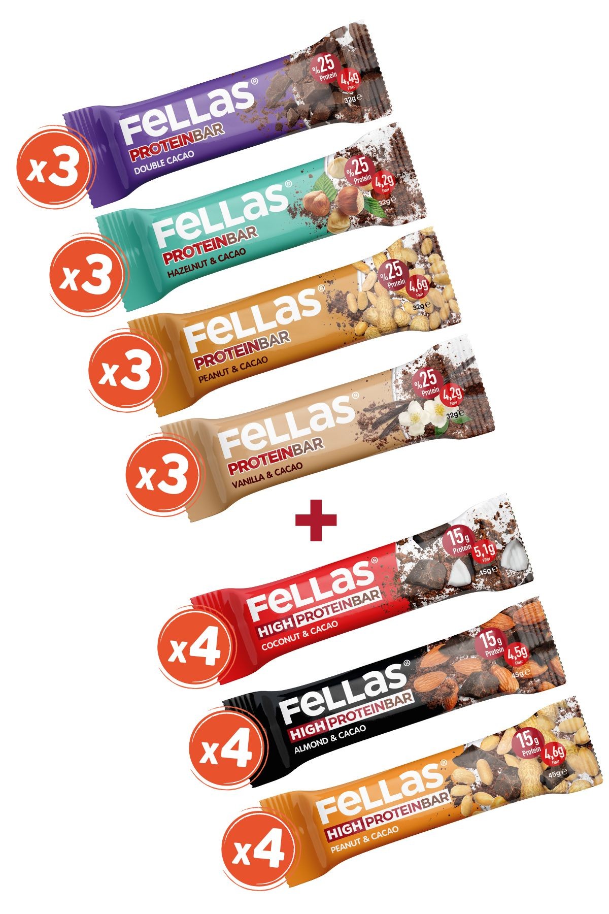 24 Adet Protein Bar Süper Karma Kutu