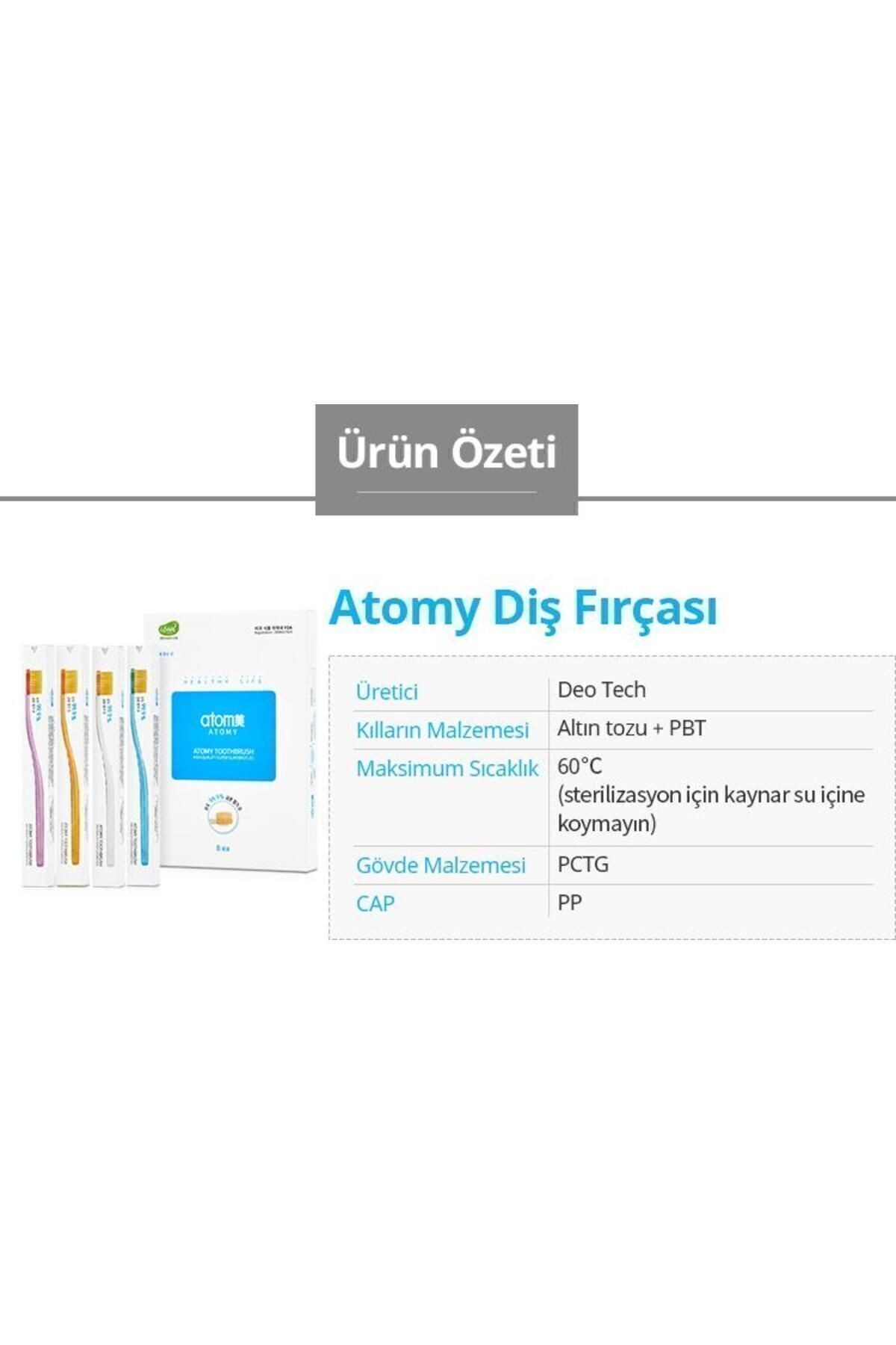 Altın Tozlu Diş Fırçası / 8 Adet