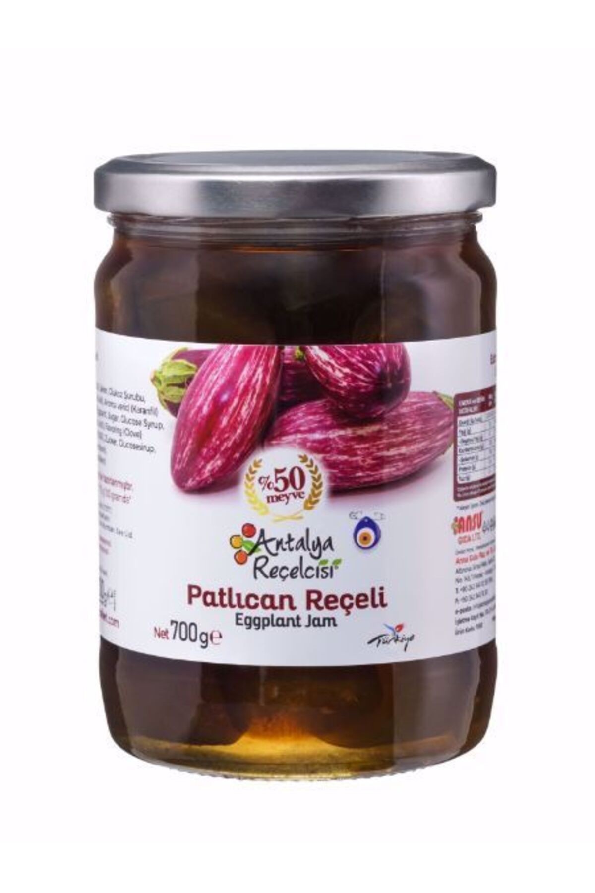 Patlıcan Reçeli 700g Klasik Seri