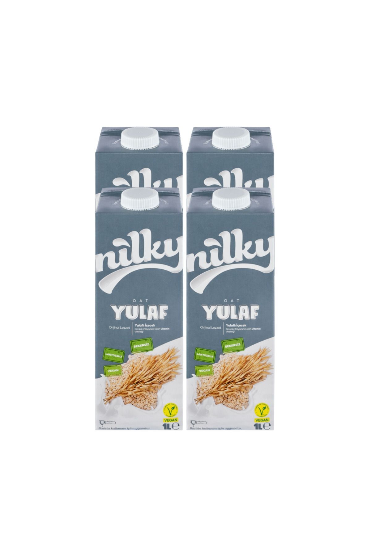 Yulaf Sütü Bitkisel Bazlı Laktosuz Vegan 4x1 Lt