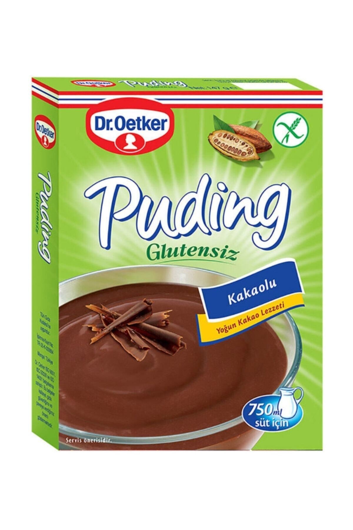 Glutensiz Kakaolu Puding 147 gr