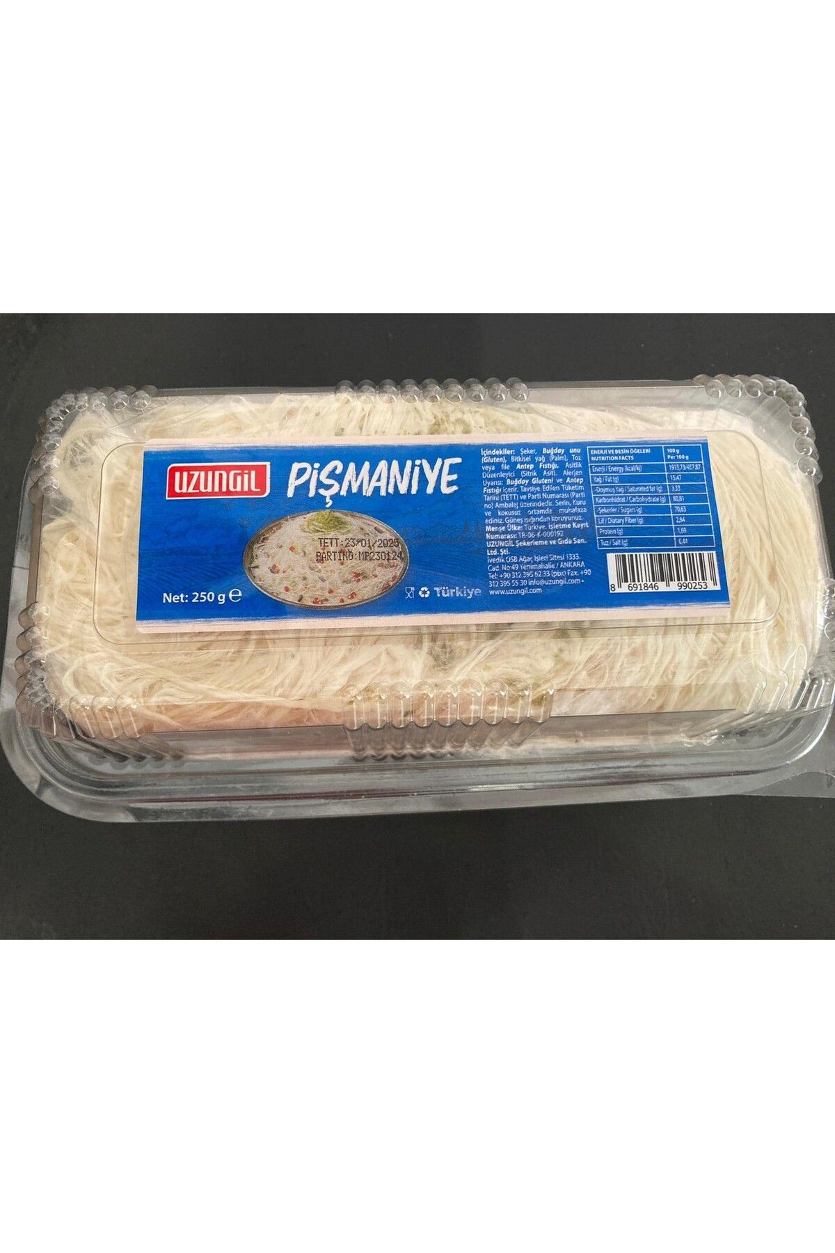 Pişmaniye 250 gr. 2'Li