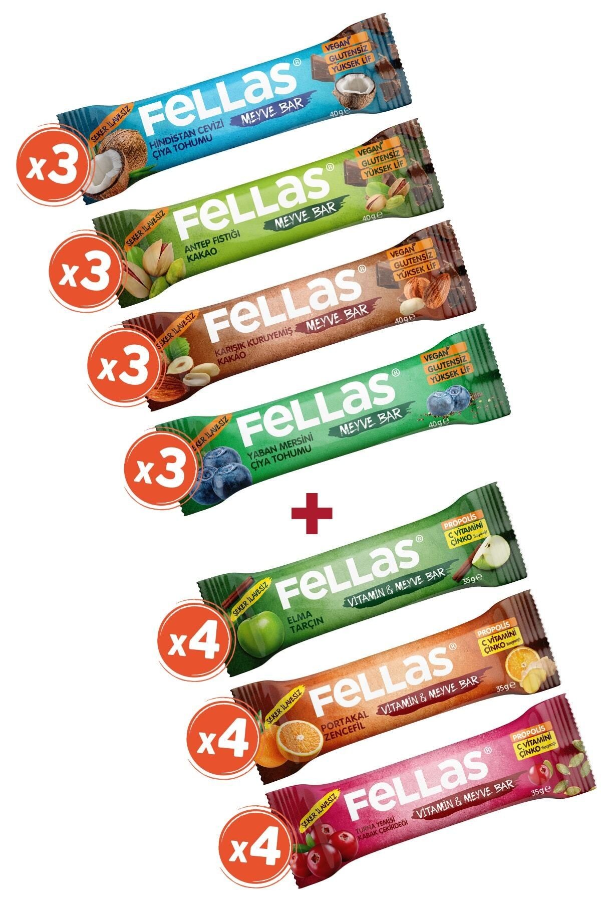 24 Adet Meyveli Bar Süper Karma Kutu