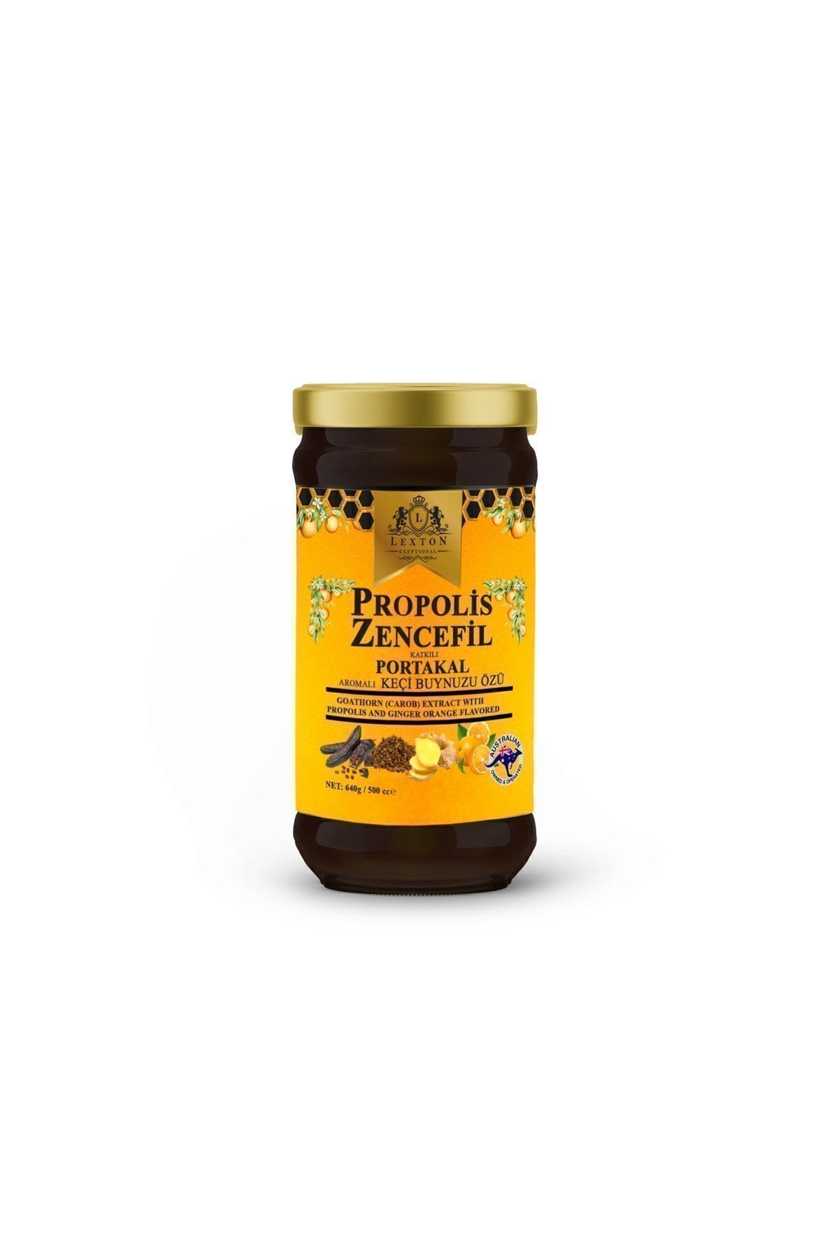 Propolis & Zencefil Katkılı Portakal Aromalı Harnup Özü 640gr