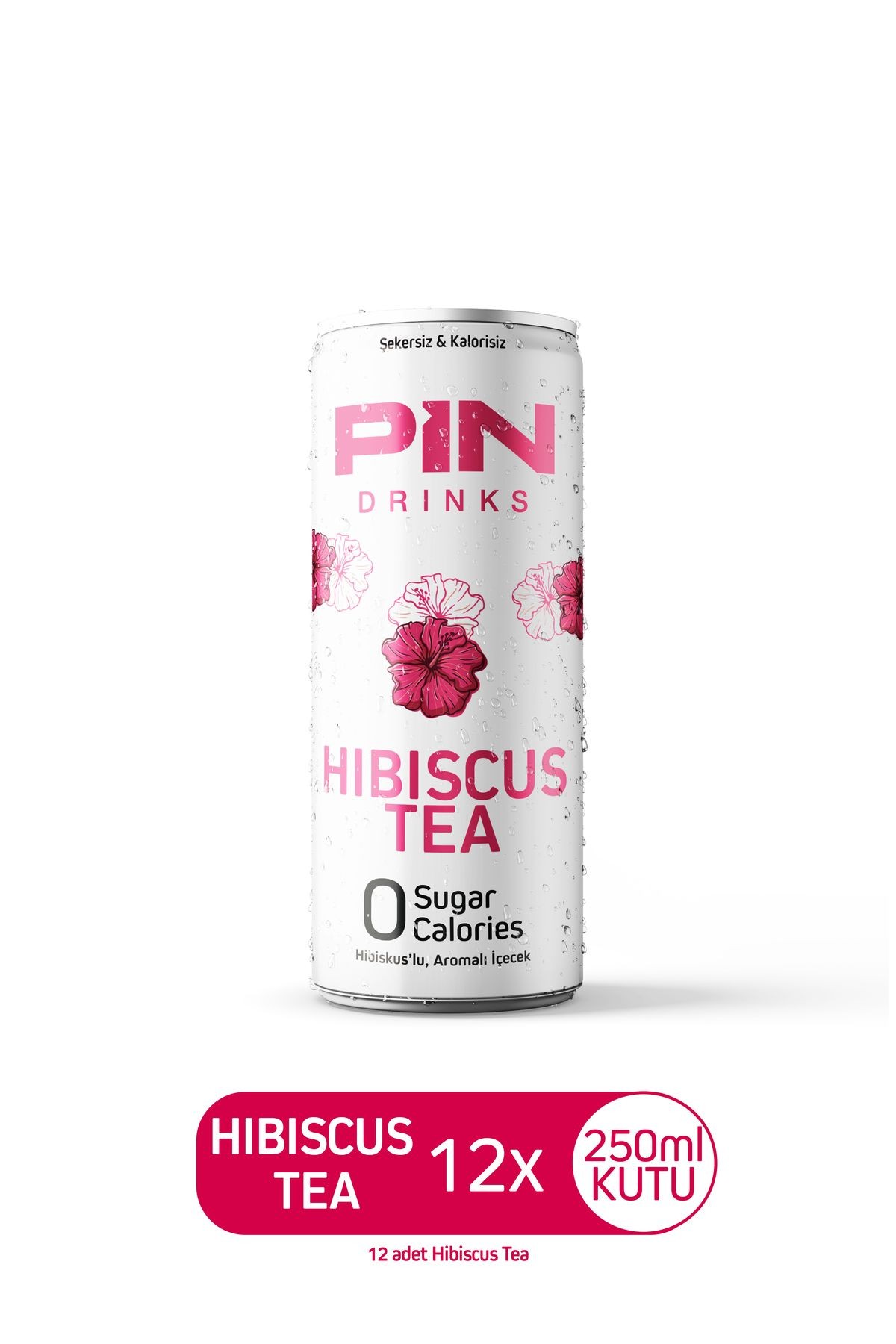Hibiskus Çayı - Şekersiz & Kalorisiz 250 ml X 12 Adet