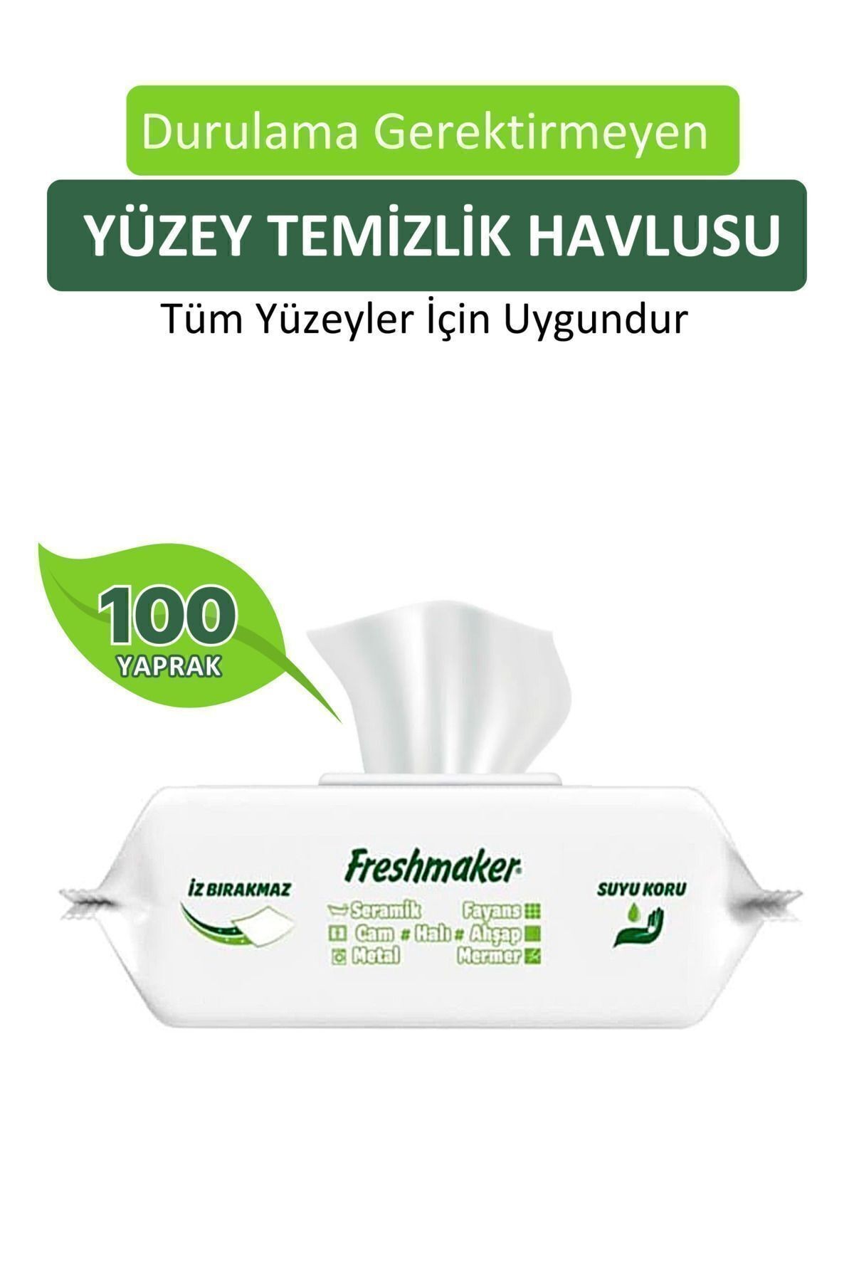 Yüzey Temizlik Havlusu 100'lü