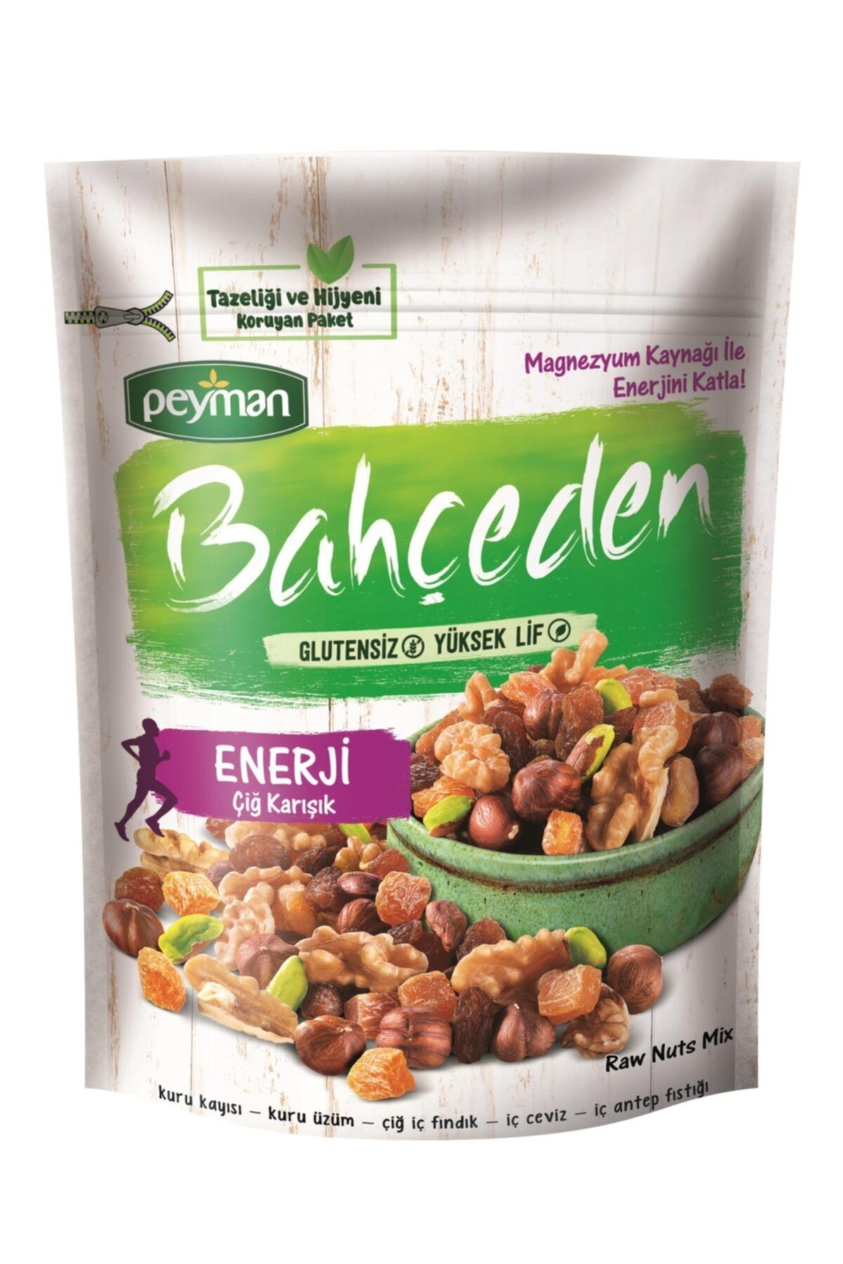 Bahçeden Enerji Çiğ Karışık Kuruyemiş 140 Gr
