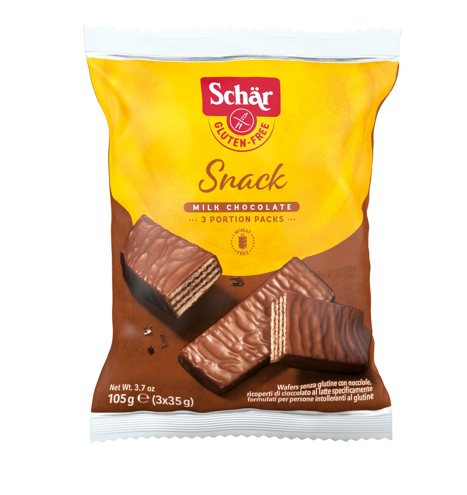 Schar Snack 3X35 grÇikolata Kaplı Fındıklı Gofret