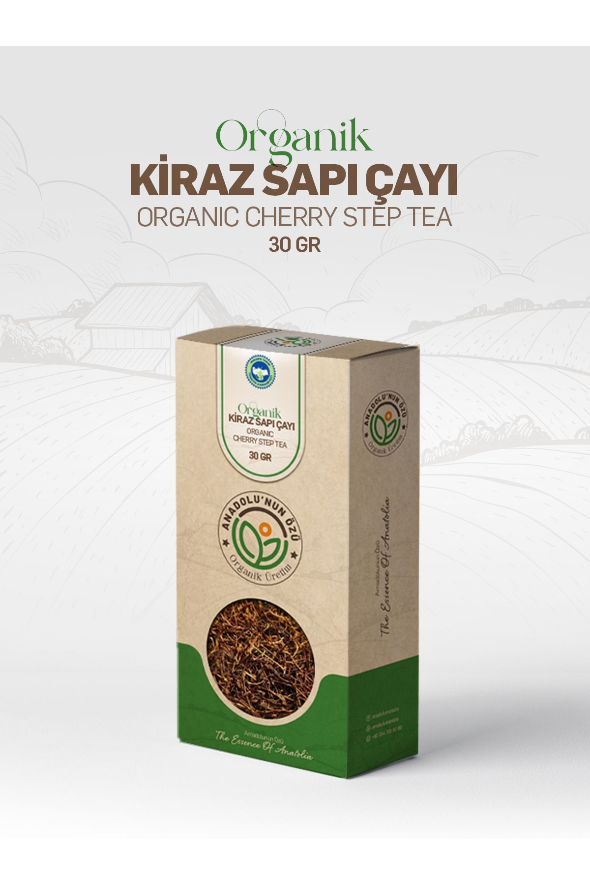 Organik Kiraz Sapı Çayı '30gr'