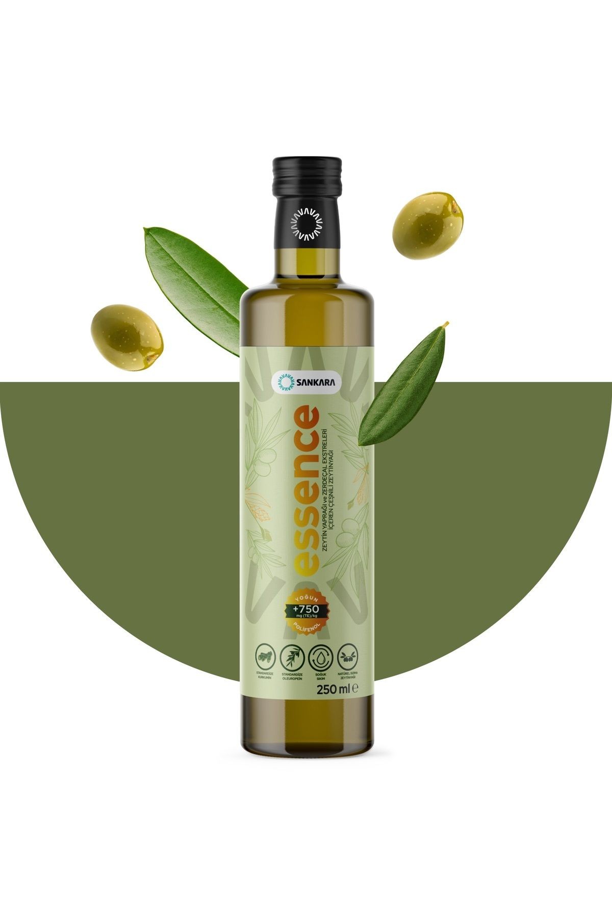 750 Yüksek Polifenollü Essence Zeytinyağı 250 ml