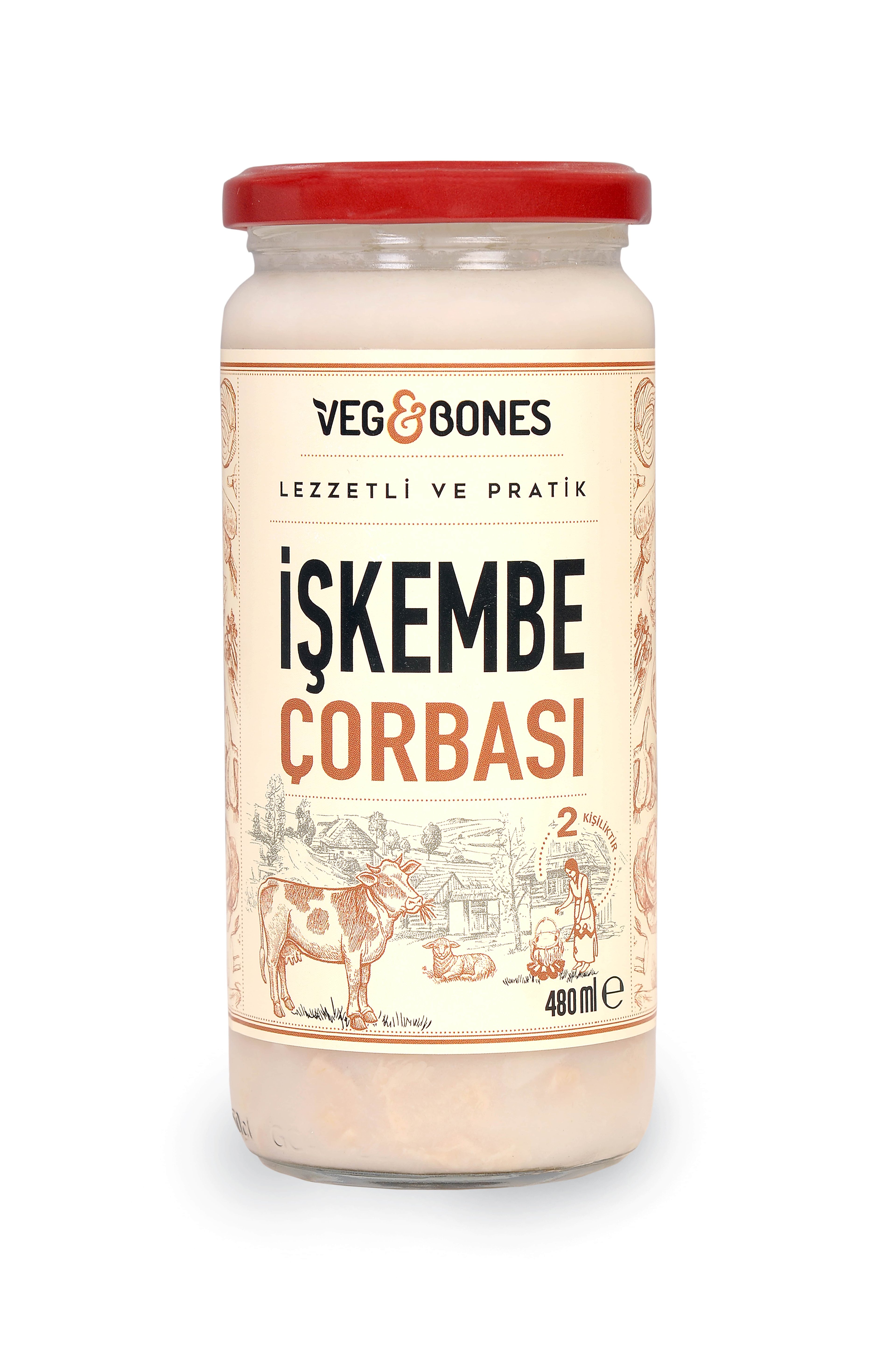 VEG&BONES İşkembe Çorbası 480 ml