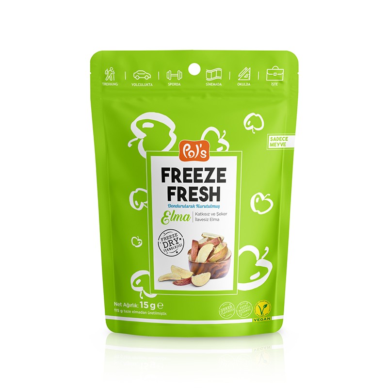 Pols Freeze Fresh Dried Dilimli Elma 18 gr