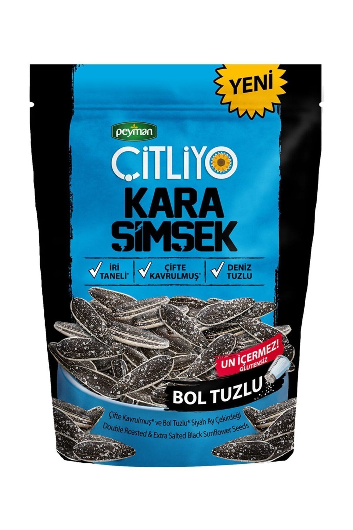 Çitliyo Kara Şimşek Bol Tuzlu 180 gr