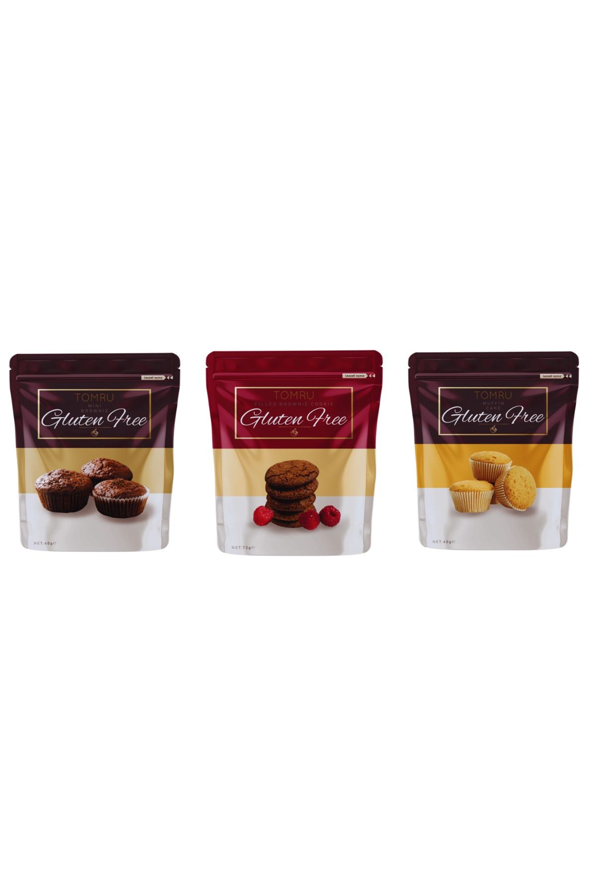 Glutensiz tatlı atıştırmalık seti