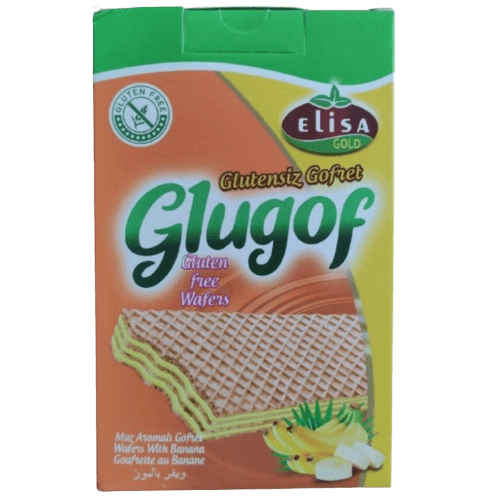 Glutensiz Muz Aromalı Gofret 125 gr