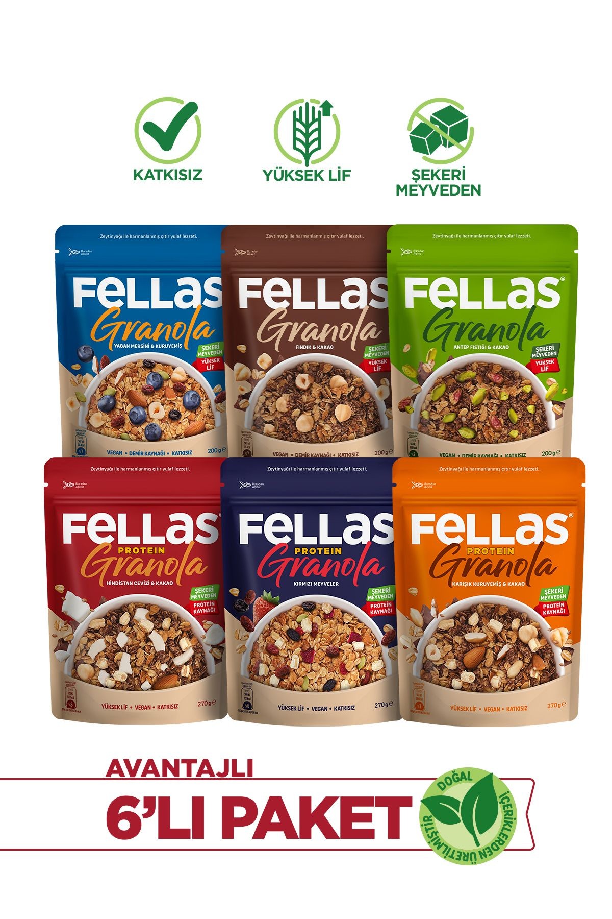 Granola 6'lı Süper Paket