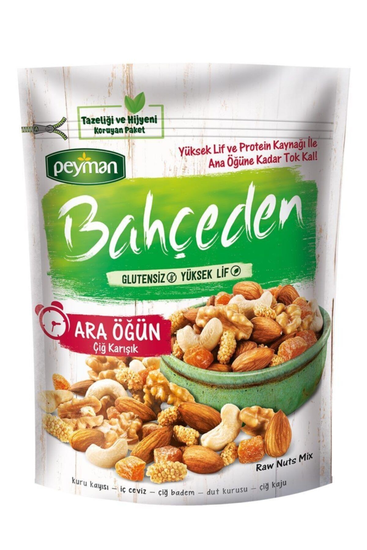 Bahçeden Çiğ Karışk Kuruyemiş Ara Öğün 140G
