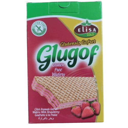 Glutensiz Çilek Aromalı Gofret 125 gr