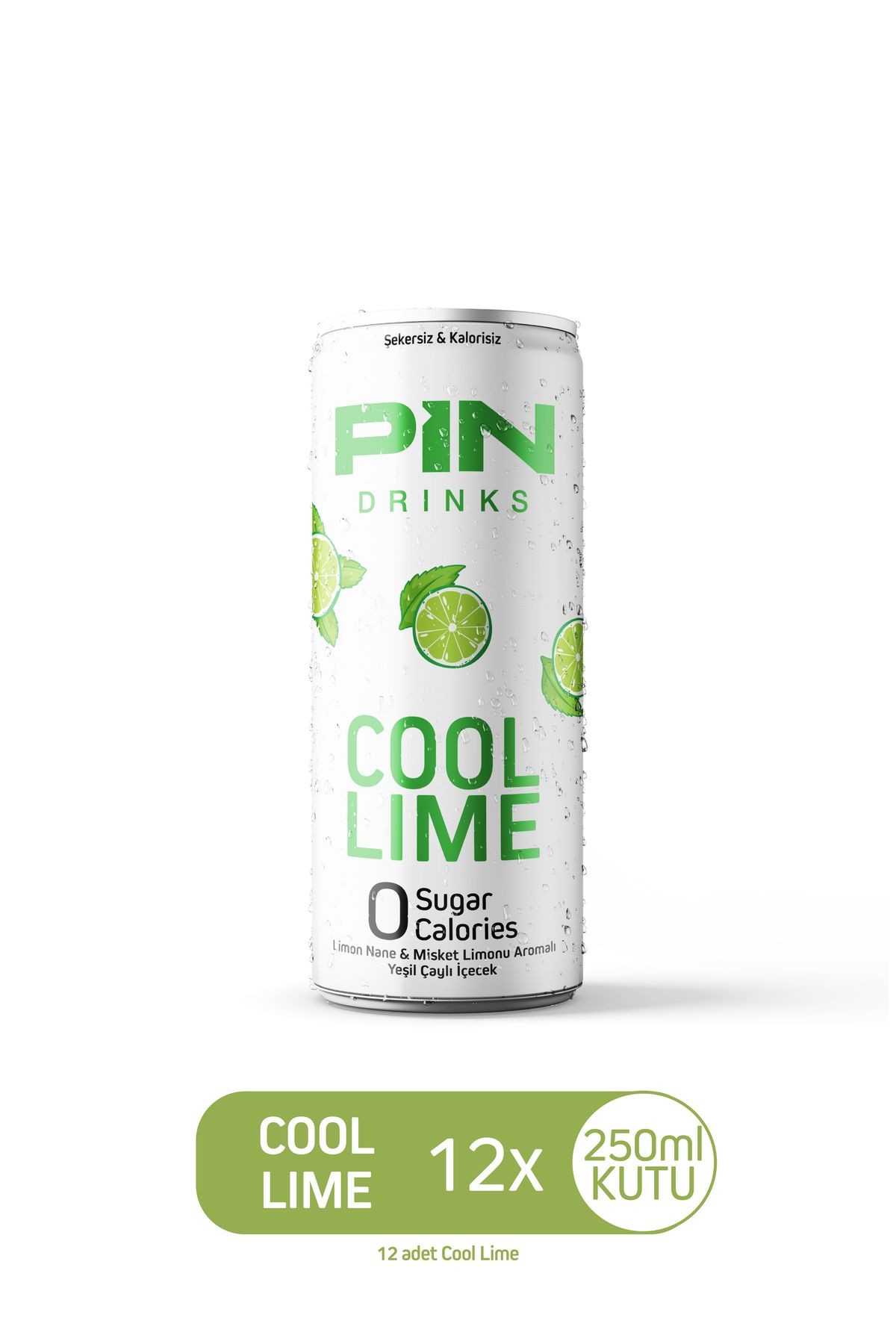 Cool Lime - Şekersiz & Kalorisiz 250 ml X 12 Adet 304893 Ice Tea