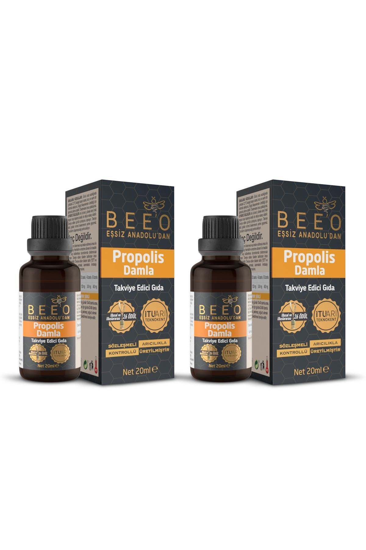 Propolis Damla 20 ml / 2 Adet