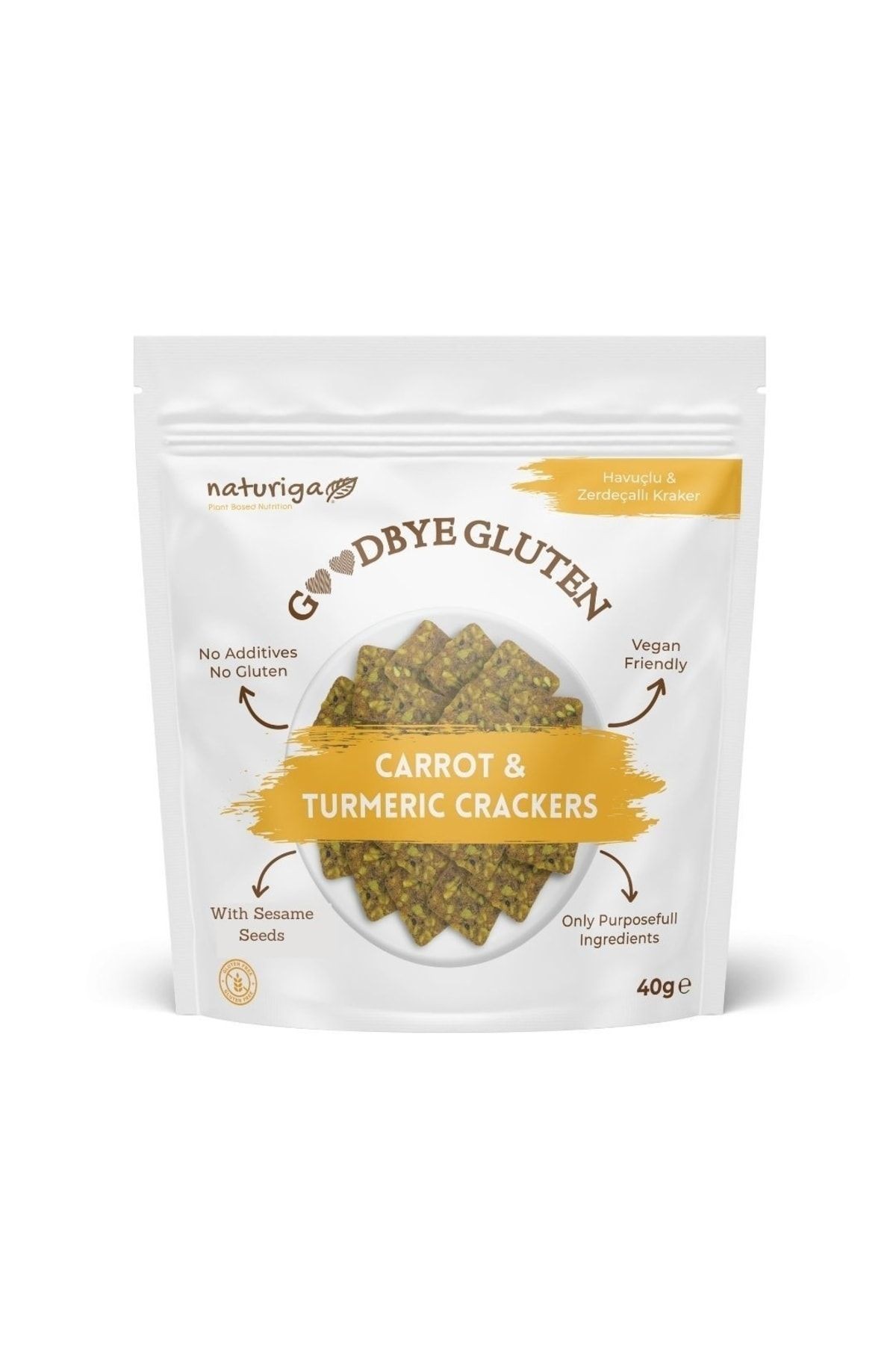 Havuçlu Zerdeçallı Kraker 40 Gr - AROMASIZ