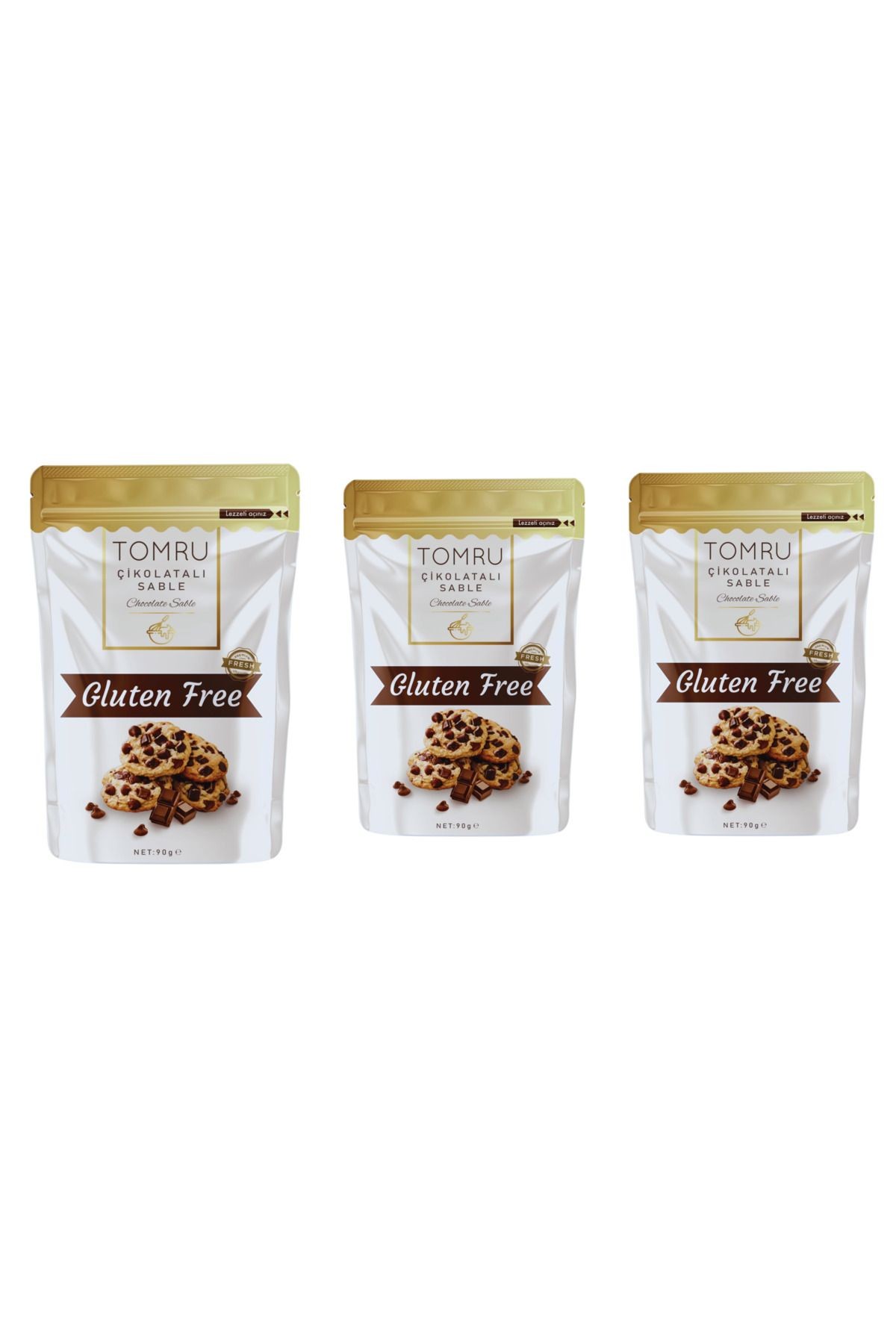 Glutensiz Çikolatalı sable Avantaj seti 3x90gr