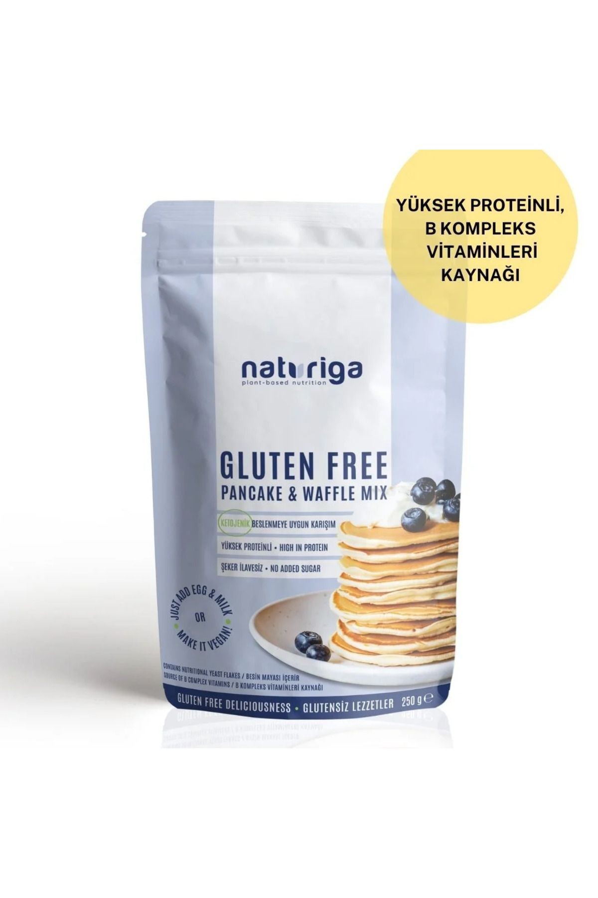 Ketojenik Pancake Ve Waffle Mix 250gr