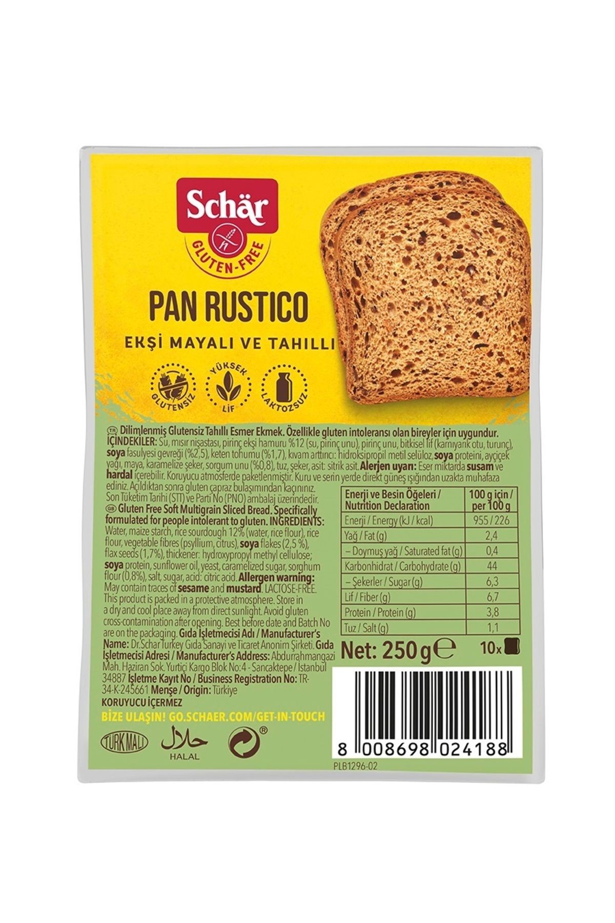 Pan Rustico / 8 Adet