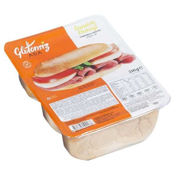 Glutensiz Ada Sandviç Ekmeği 3 lü 210 gr