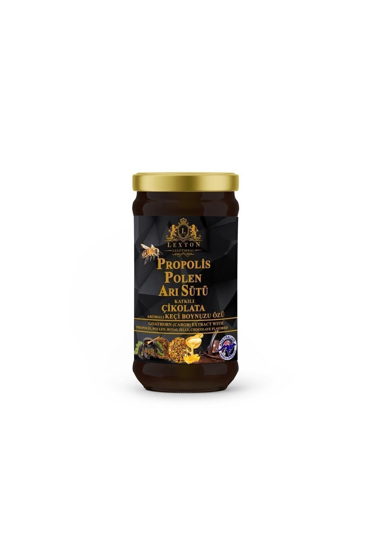 Propolis & Polen Arı Sütü Katkılı Çikolata Aromalı Harnup Özü 640 Gr