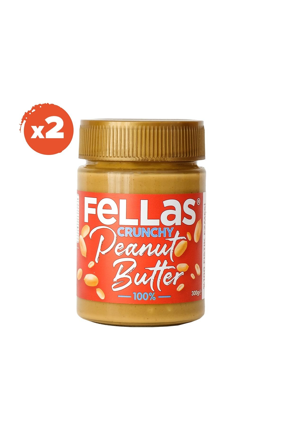 %100 Fıstık Ezmesi 300g X 2