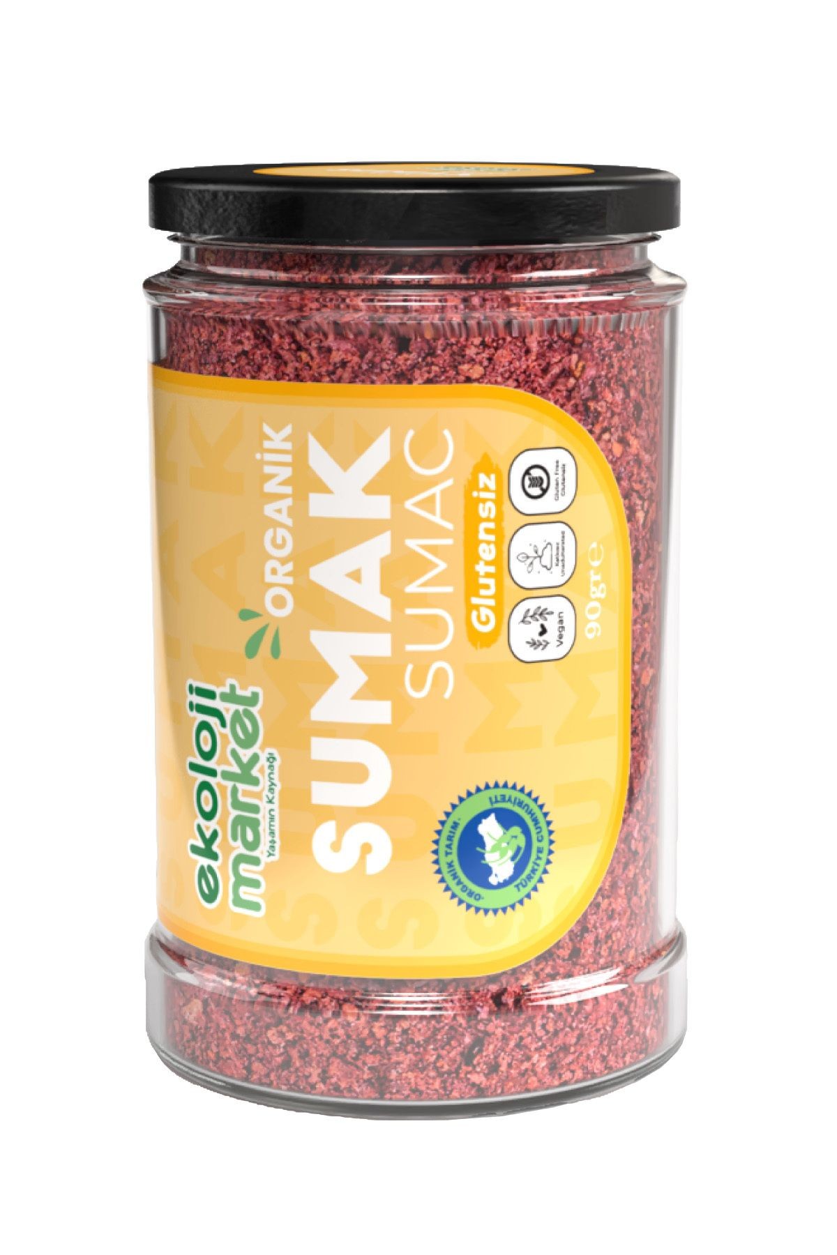 Organik Glutensiz Kavanoz Sumak 70 gr