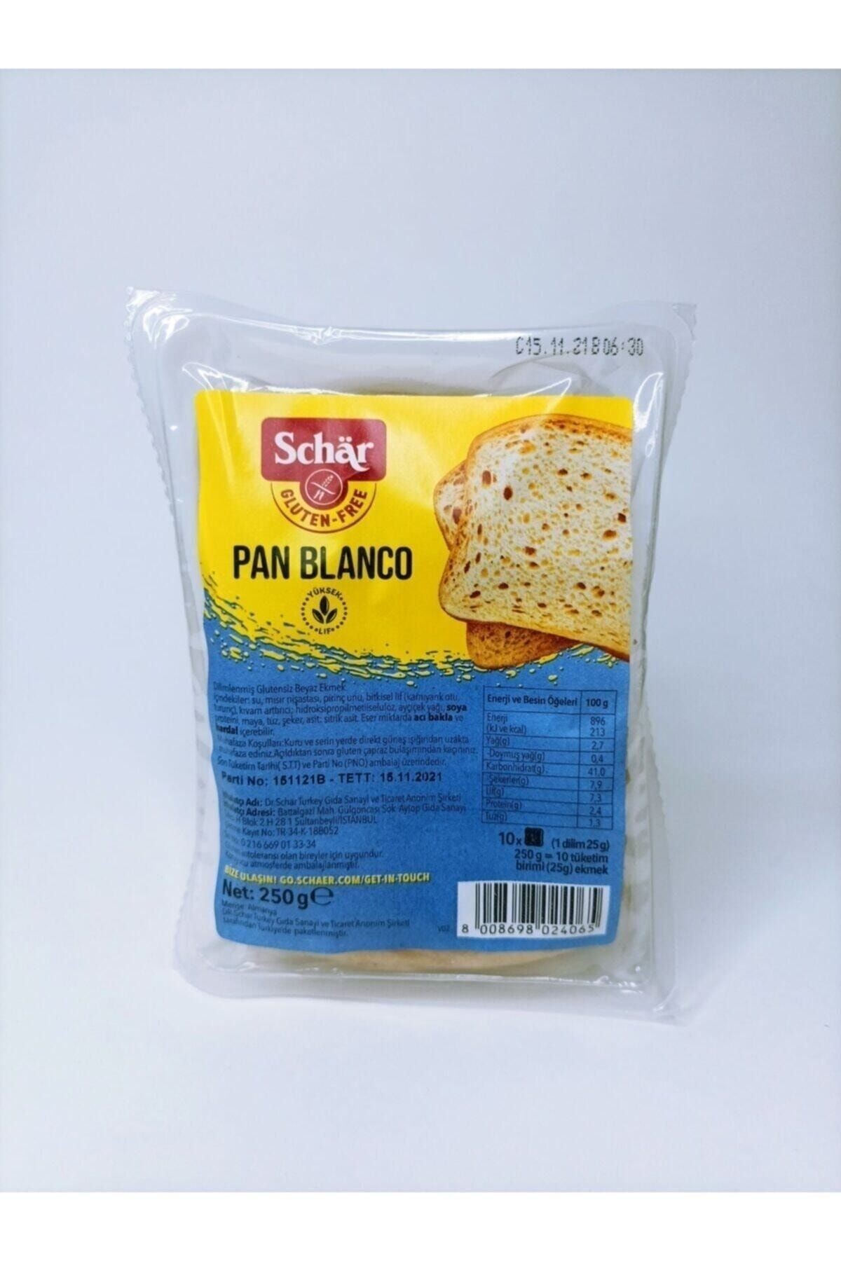 Pan Blanco Dilimli Glutensiz Ekmek 250 Gr