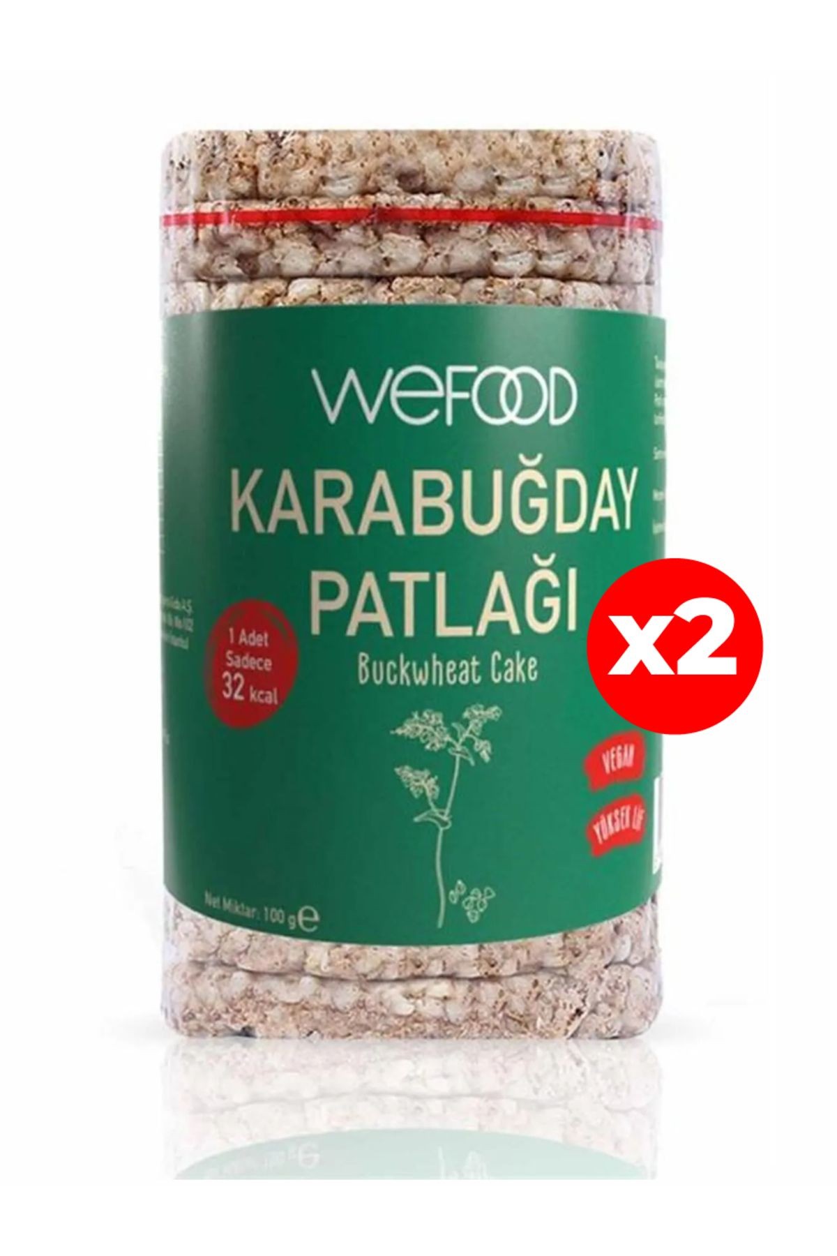 Glutensiz Karabuğday Patlağı 100 gr x2